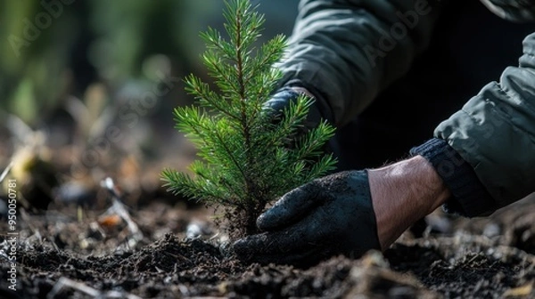 Obraz Planting a New Tree