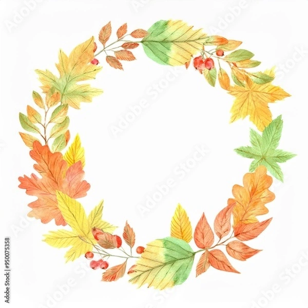 Fototapeta 秋のフレーム