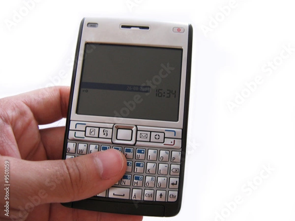 Obraz Holding cell phone