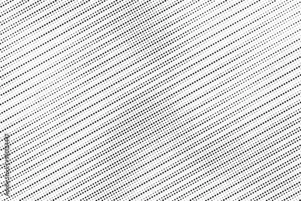 Obraz Diagonal, oblique, slanting dots lines, stripes geometric vector pattern. Abstract halftone texture and background. Stripe pattern abstract background. Vector illustration.