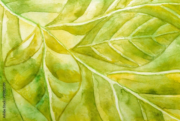 Obraz Abstract watercolor texture sheet