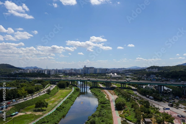 Fototapeta 중랑천