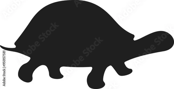 Obraz turtle silhouette