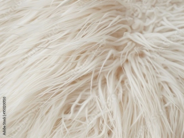 Obraz Close-Up Macro Shot of Lions Mane Mushroom Texture Highlighting Natural Beauty and Medicinal Properties