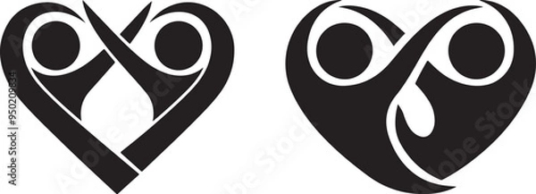 Obraz Unique love vector 