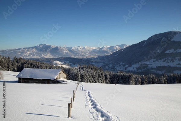 Fototapeta Winterlandschaft