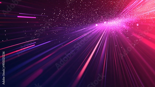 Obraz data connection lines representing high-speed internet and advanced technology. Symbolizes connectivity, innovation, and digital communication