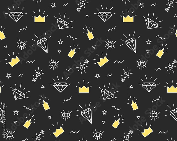 Fototapeta vector pattern for fabric