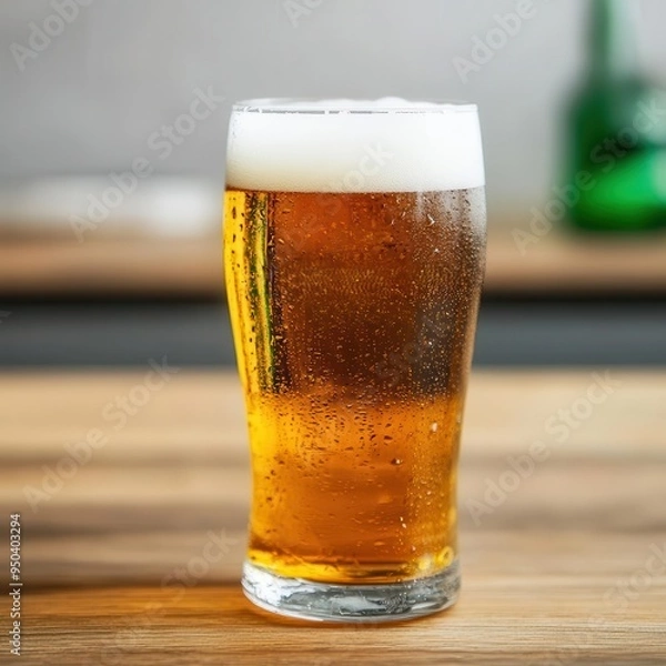 Obraz Carlsberg lager from Denmark in a cold beer glass, lager, Denmark, cold