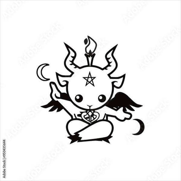Obraz Baby Baphomet
