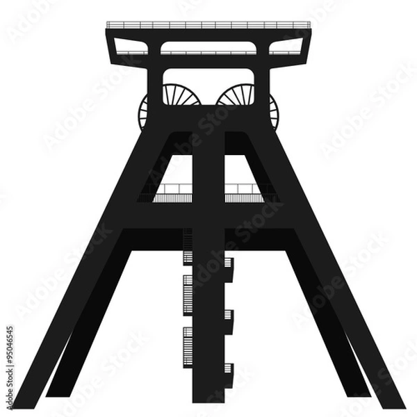 Obraz Headframe - sylwetka ramy