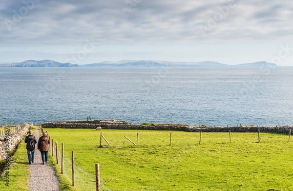 Obraz Green Meadow in Dingle