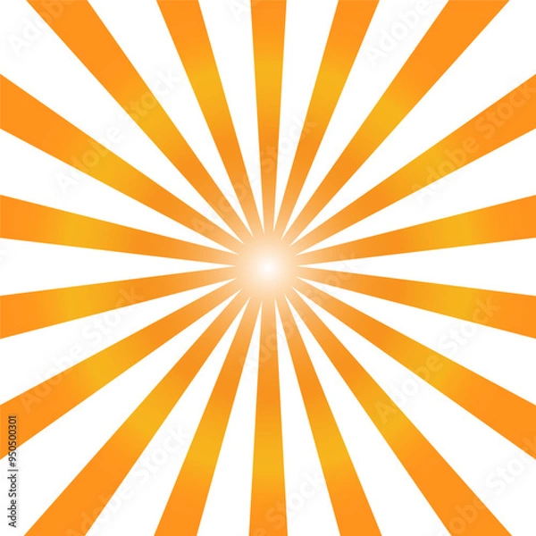 Obraz Abstract yellow and orange comic lines background