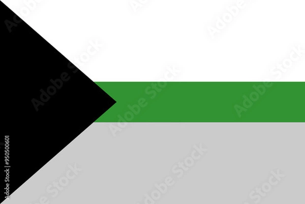 Obraz Demiromantic pride flag background Illustration