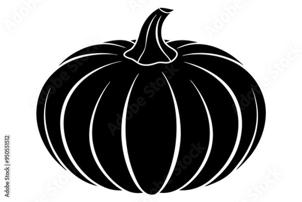 Obraz pumpkin isolated on white background