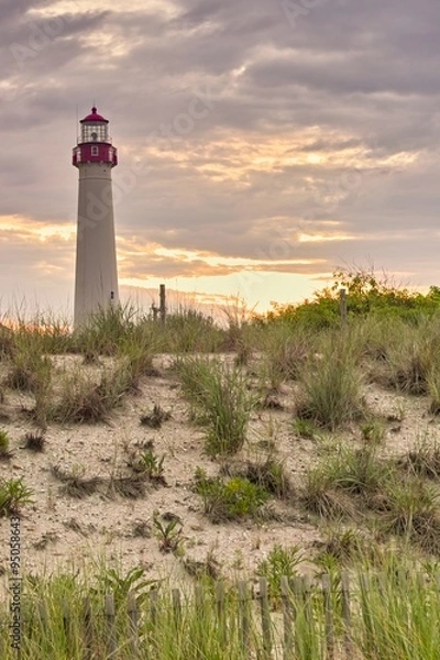 Obraz Cape May point light house