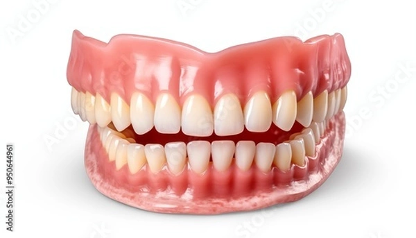 Fototapeta teeth isolated on white background