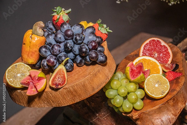 Obraz Mesa de frutas