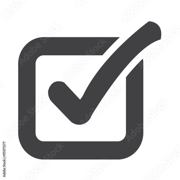 Obraz Check list button icon