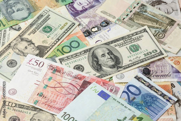 Obraz Notatki bankowe