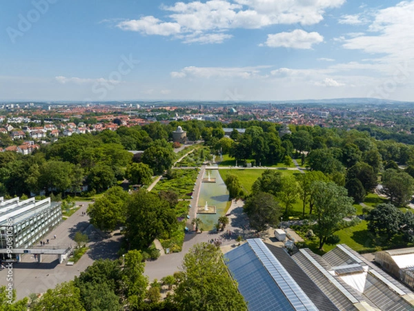 Obraz Egapark in Erfurt in Thuringia in Germany