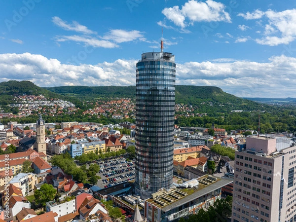 Obraz Jentower in Jena in Thuringia in Germany | Jentower in Jena in Thüringen