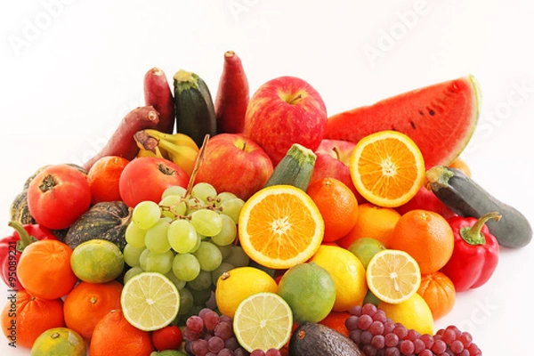 Fototapeta 新鮮な野菜と果物