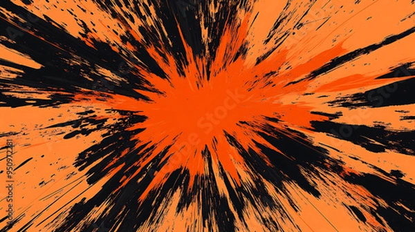 Fototapeta Orange abstract wallpaper.