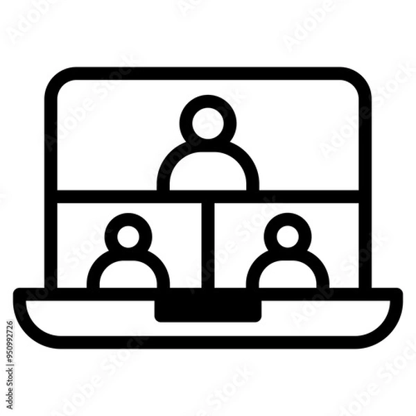 Obraz video conference icon