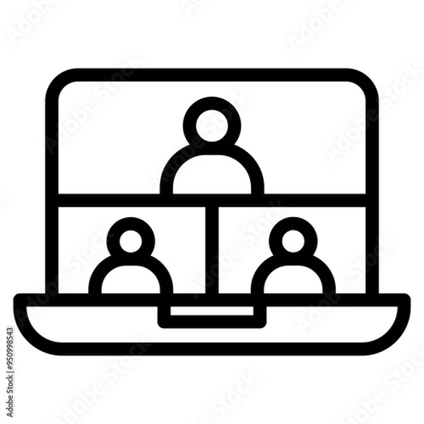 Obraz video conference icon