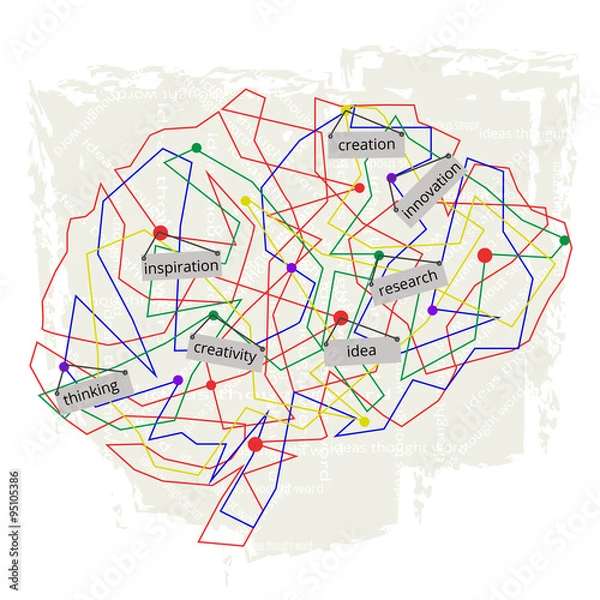 Fototapeta Creative brainstorming