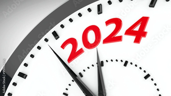 Obraz Clock dial 2024 #3