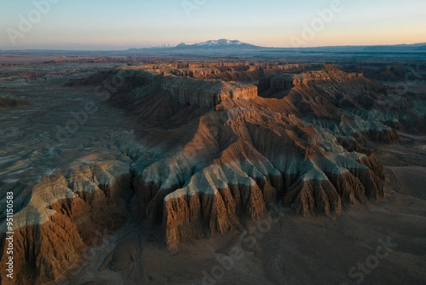 Obraz Rocky Landscape with a Mountain Backdrop
