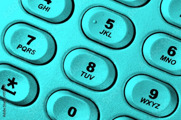 Obraz telefono tastiera
