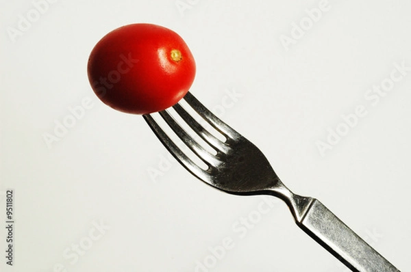 Obraz pomodoro e forchetta