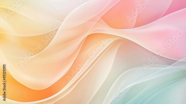 Fototapeta Blur abstract colorful background with dynamic shapes