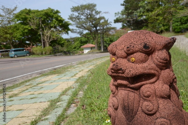 Fototapeta 石垣島のシーサー