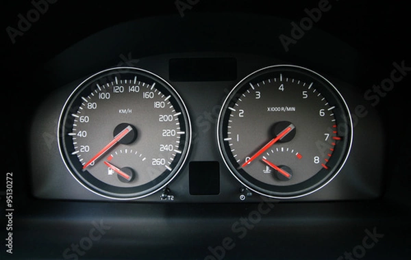 Obraz Speedometer in the car