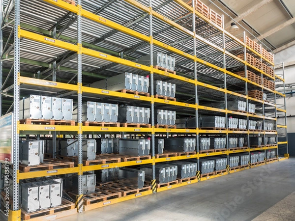Obraz shelving gravity for pallets