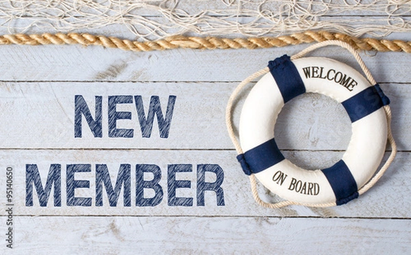 Obraz New Member - Welcome on Board