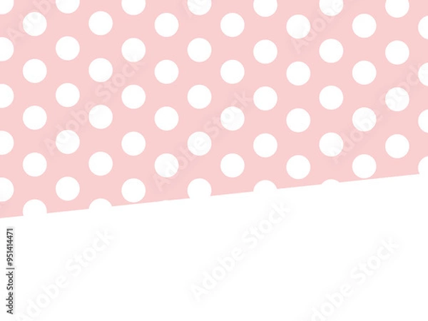 Fototapeta パステル地のドット背景