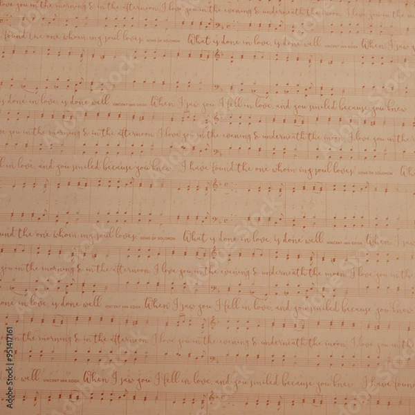 Obraz Musical Manuscript
