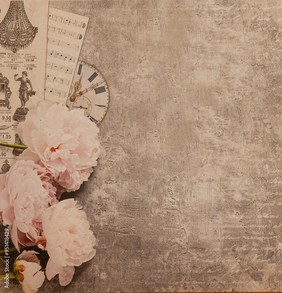 Obraz Concrete and Roses