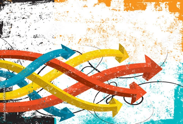 Obraz Arrows background