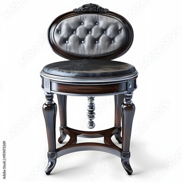 Obraz old stove isolated on white background,