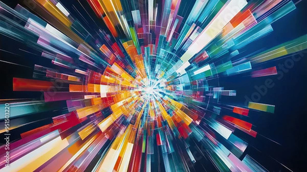 Fototapeta Abstract colorful background