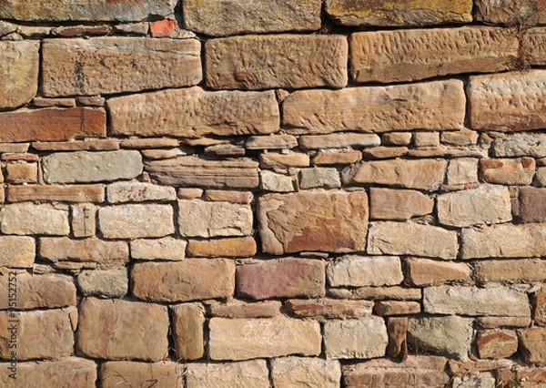 Obraz Trockensteinmauer