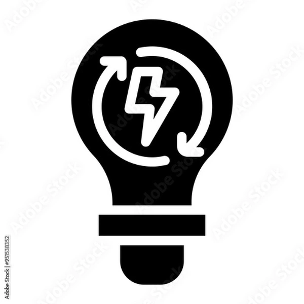 Obraz Bulb energy light