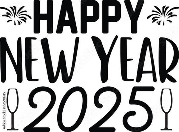 Obraz happy new year 2025
