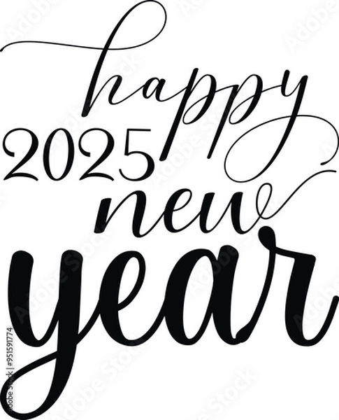 Obraz happy new year 2025